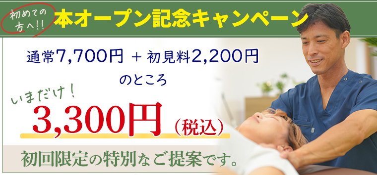 オープン記念キャンペーン